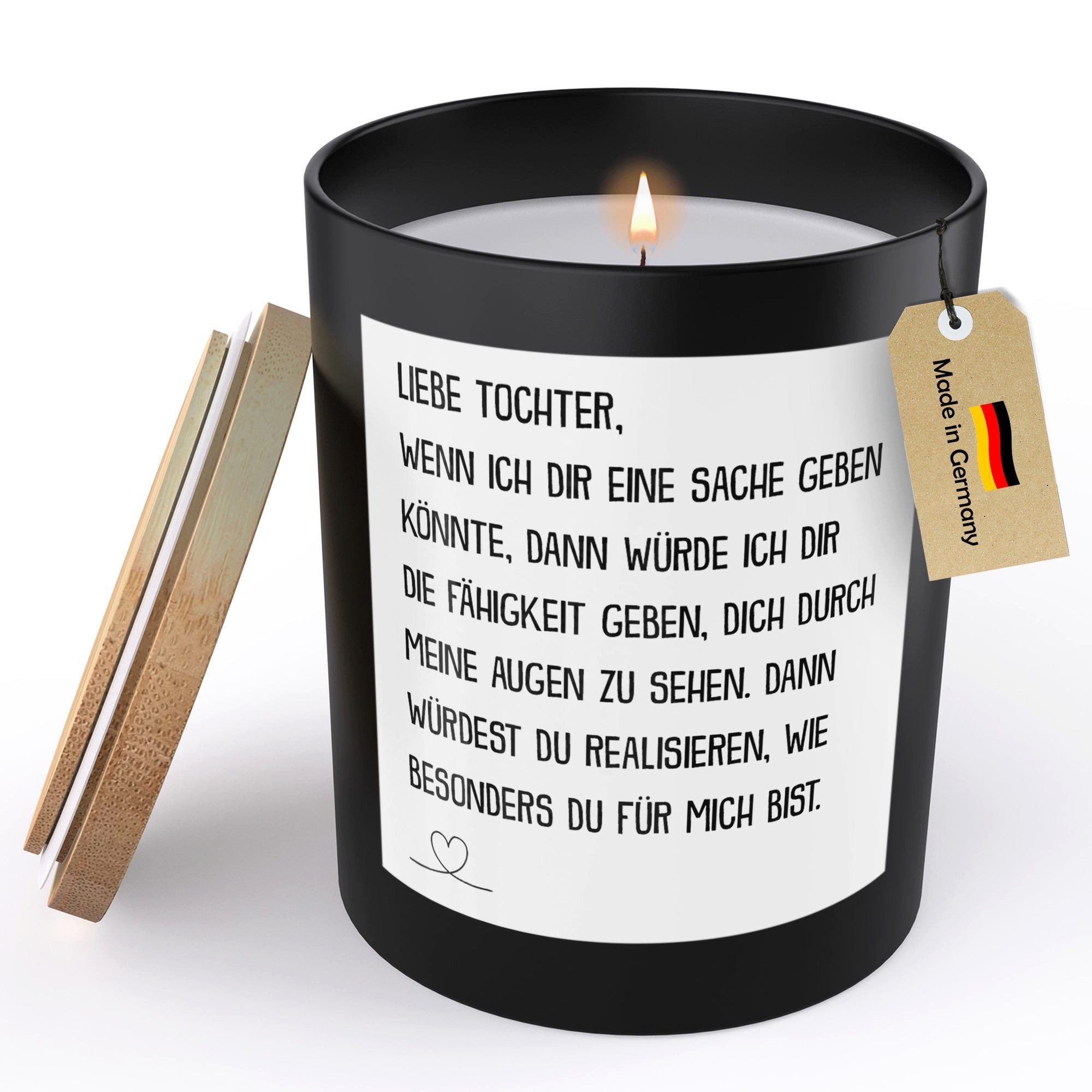 22Feels Duftkerze Deko Tochter Geschenk 18 Geburtstag Weihnachten Abitur Matura Mädchen, MADE IN GERMANY, Europäisches Sojawachs, Handgegossen