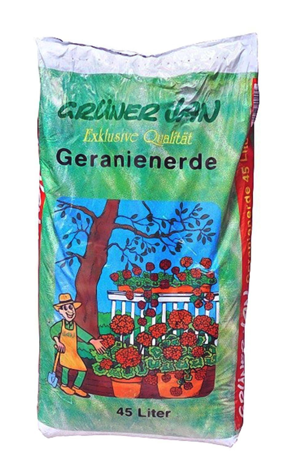 Grüner Jan Pflanzerde Grüner Jan Geranienerde 45L