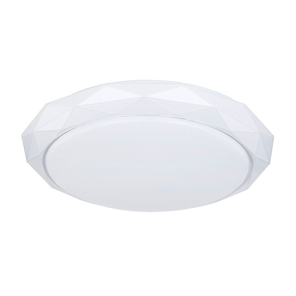 GLOBO LIGHTING LED Deckenleuchte, LED-Leuchtmittel fest verbaut, Warmweiß, Neutralweiß, Tageslichtweiß, LED Decken Lampe Sparkle Dekor Leuchte Nachtlicht Fernbedienung