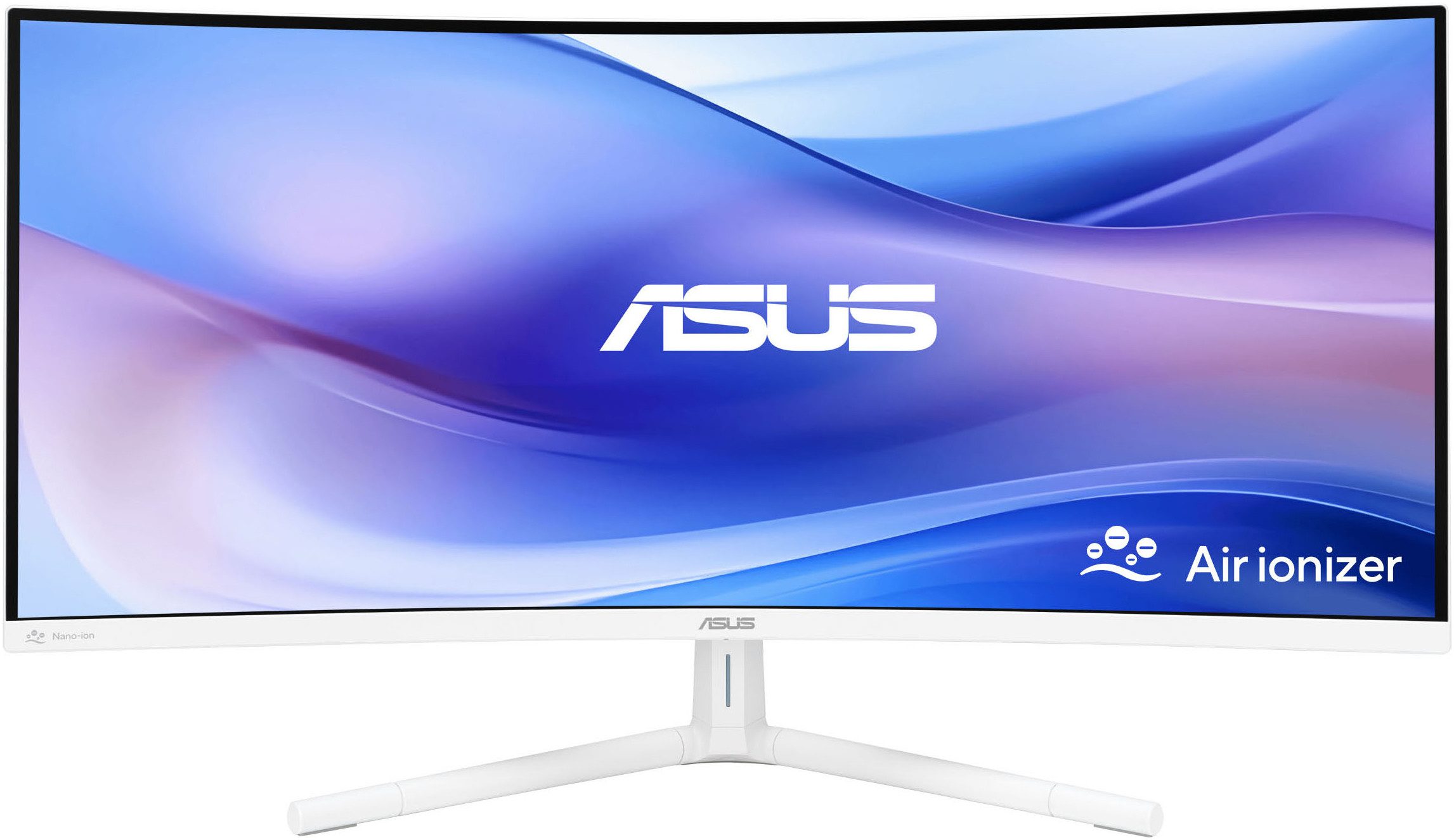 Asus VU34WCIP-W Curved-LED-Monitor (86 cm/34 ", 3440 x 1440 px, Wide Quad HD, 1 ms Reaktionszeit, 100 Hz, VA LED)