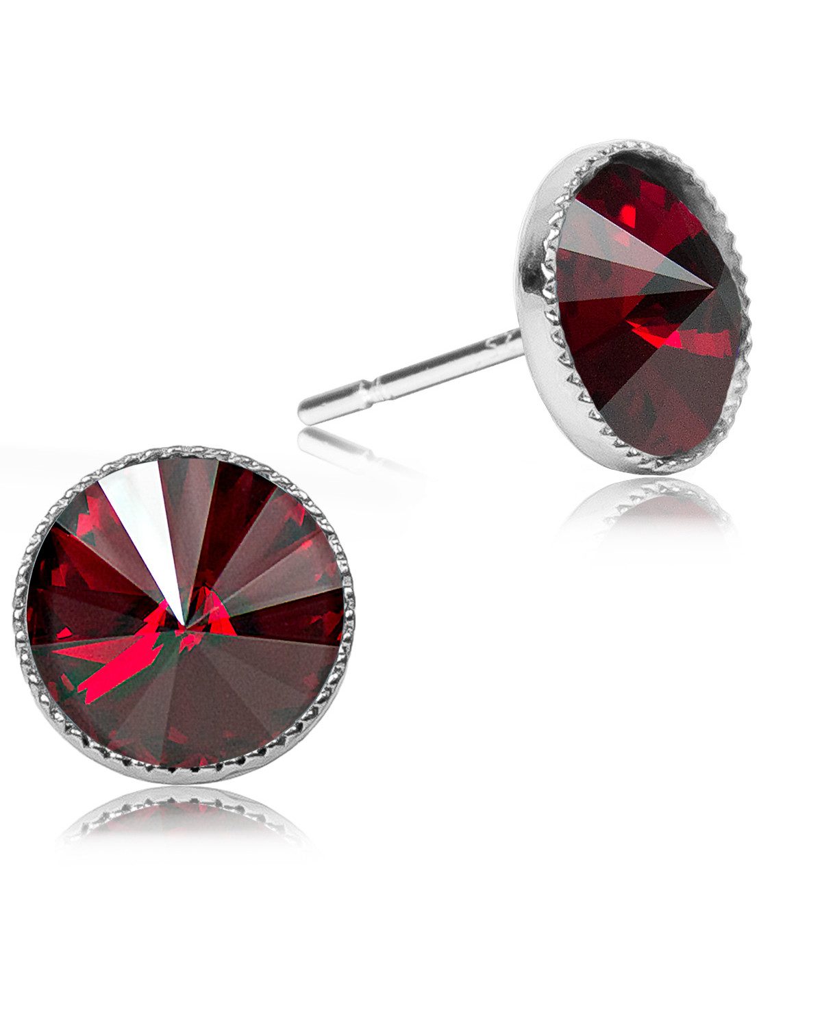 LUISIA® Paar Ohrstecker LUISIA® Solitär Ohrstecker "Joy" mit Kristallen von Swarovski®, Viele Farben verfügbar