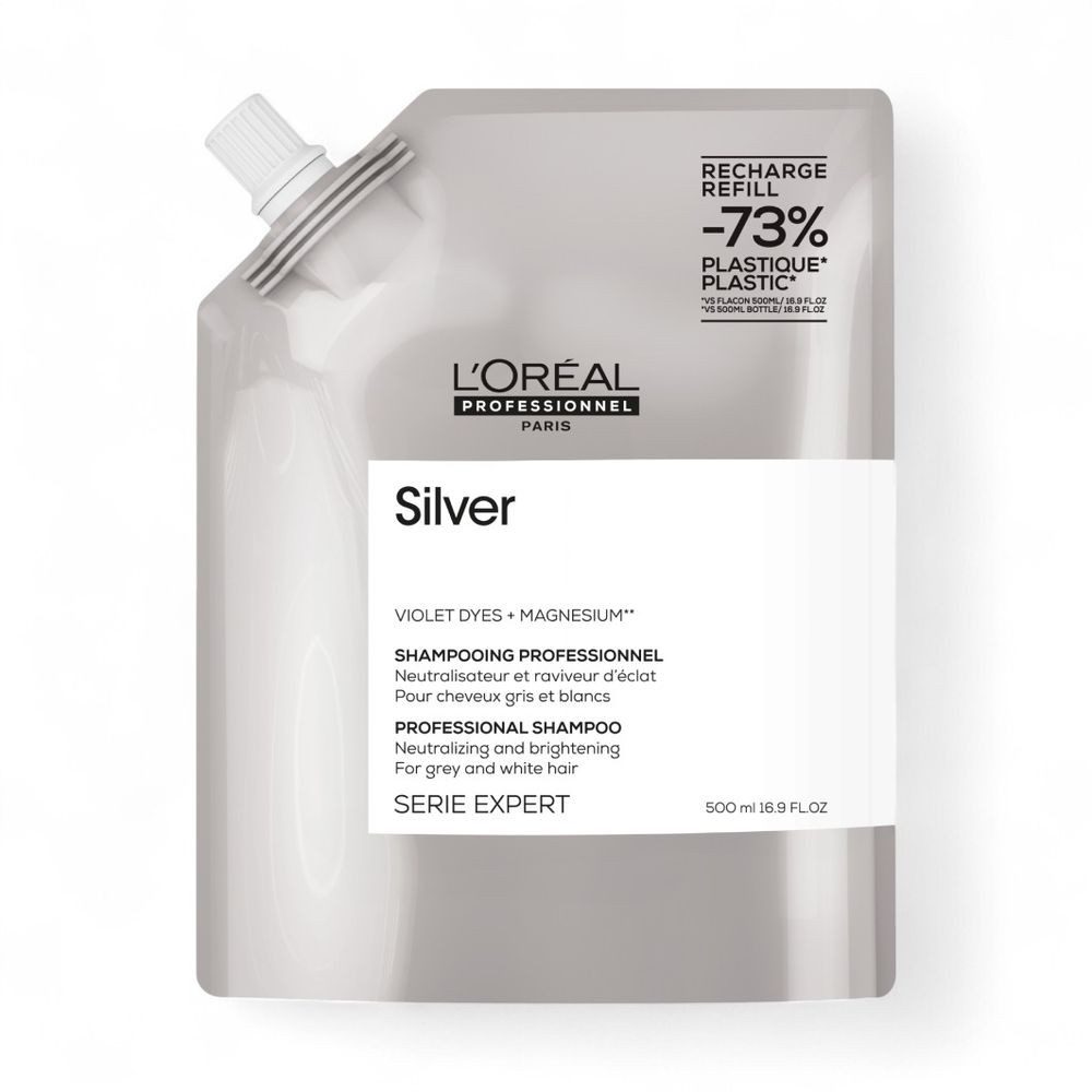 L'ORÉAL PROFESSIONNEL PARIS Silbershampoo Serie Expert Silver Refill Shampoo 500 ml