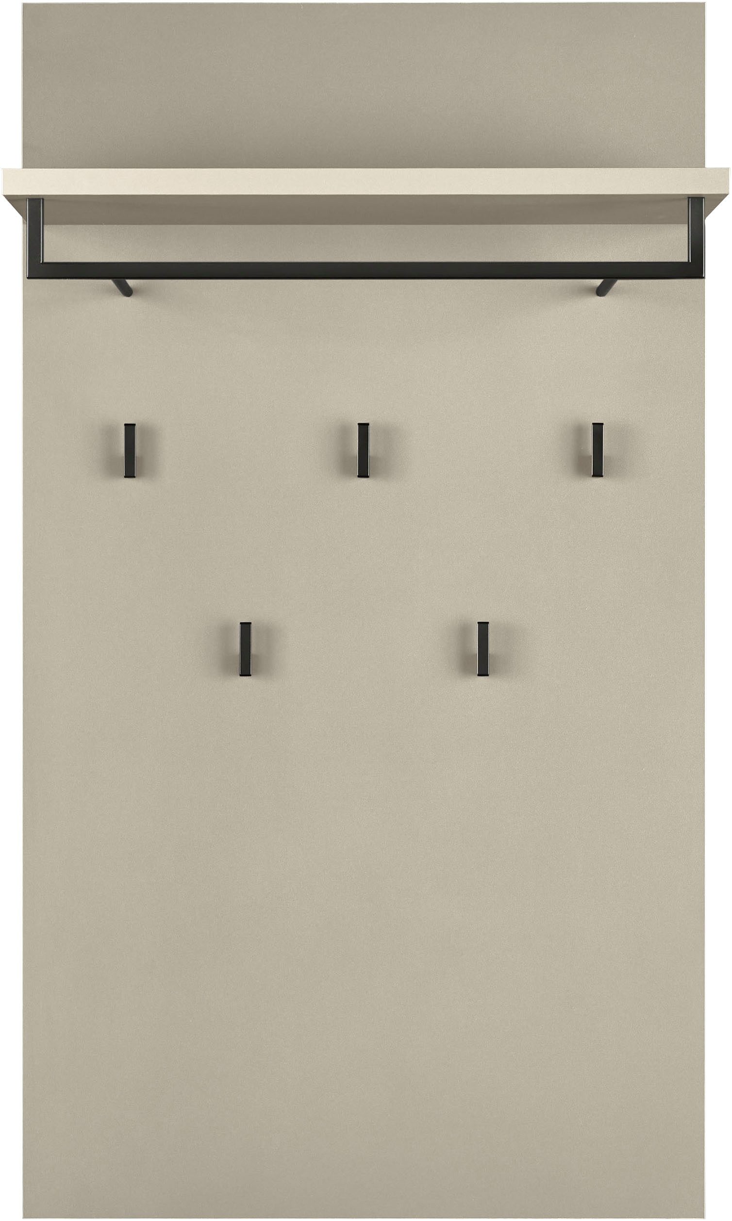 set one by Musterring Garderobenpaneel reno-Dielen, 2 Farben verfügbar, 69 x 123 cm, cleverer Stauraum auf kleiner Fläche