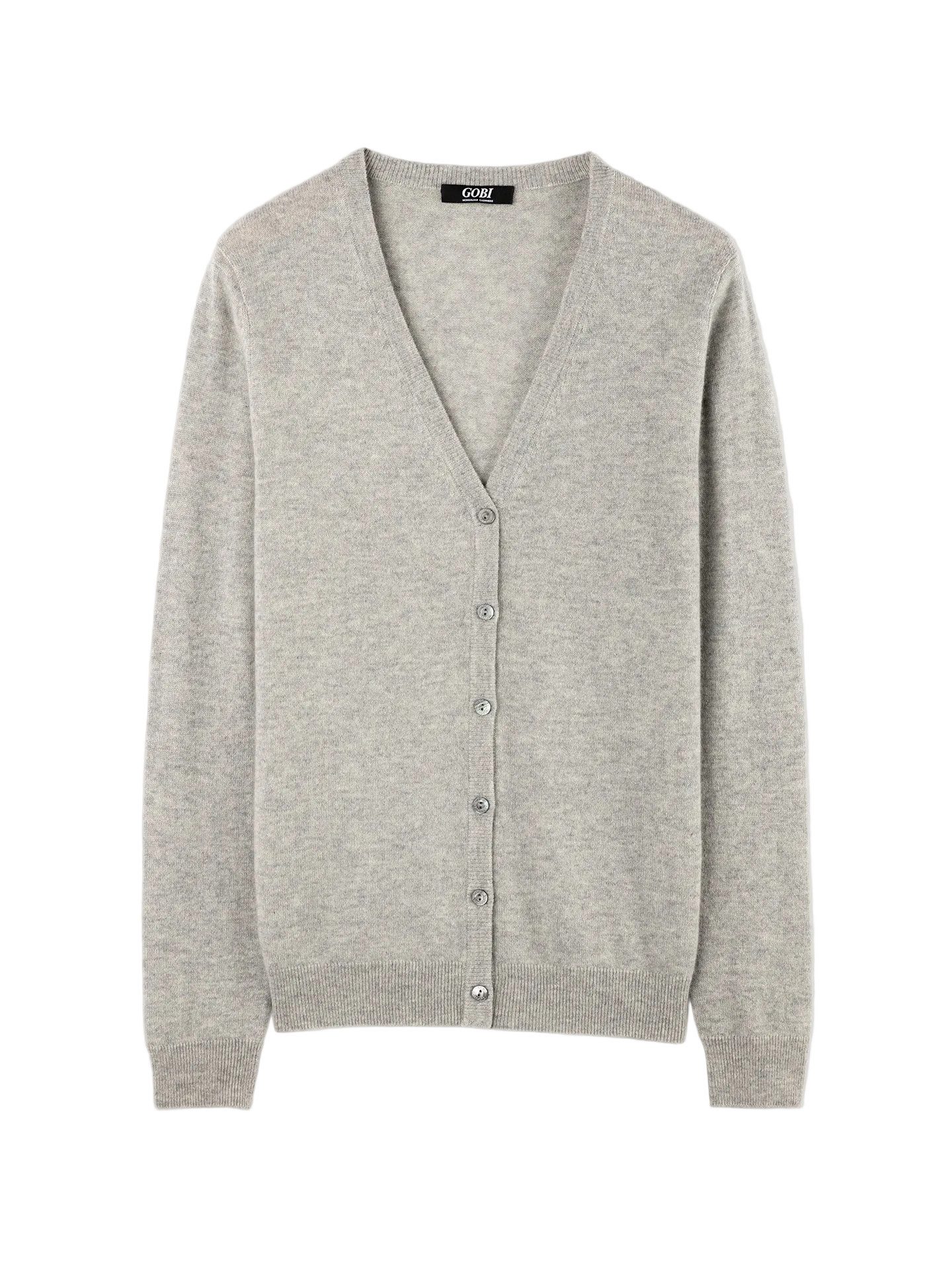 GOBI Cashmere Cardigan V-Ausschnitt Kaschmirstrickjacke