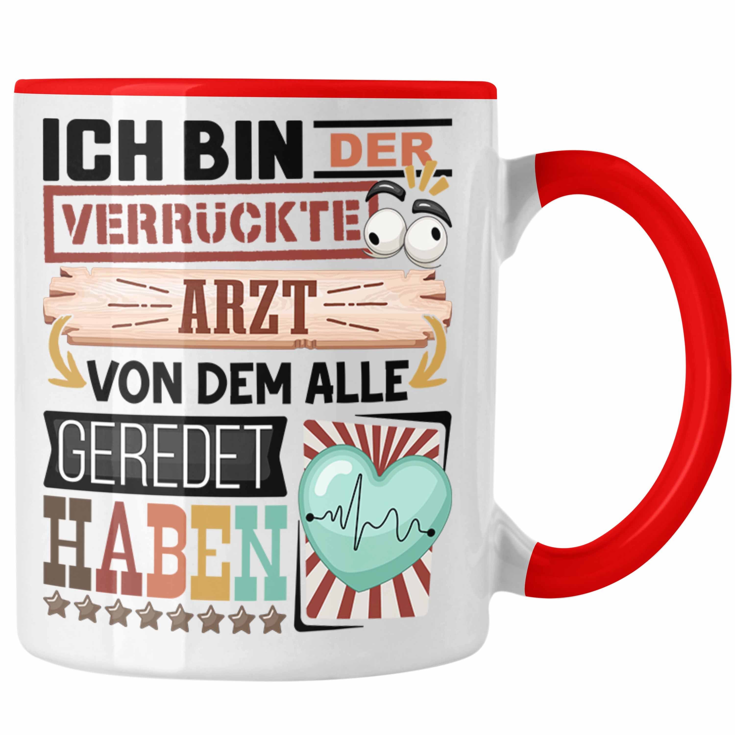 Trendation Tasse Arzt Tasse Geschenk Spruch Lustig Geschenkidee für