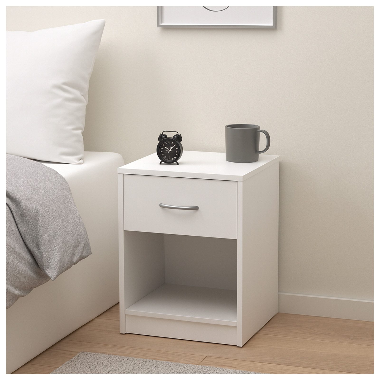 HTI-Line Nachtkommode Nachtschrank Nina mit Schublade (Stück, 1 St., 1 Nachtschrank), Nachttisch Nachtkommode Nachtkonsole