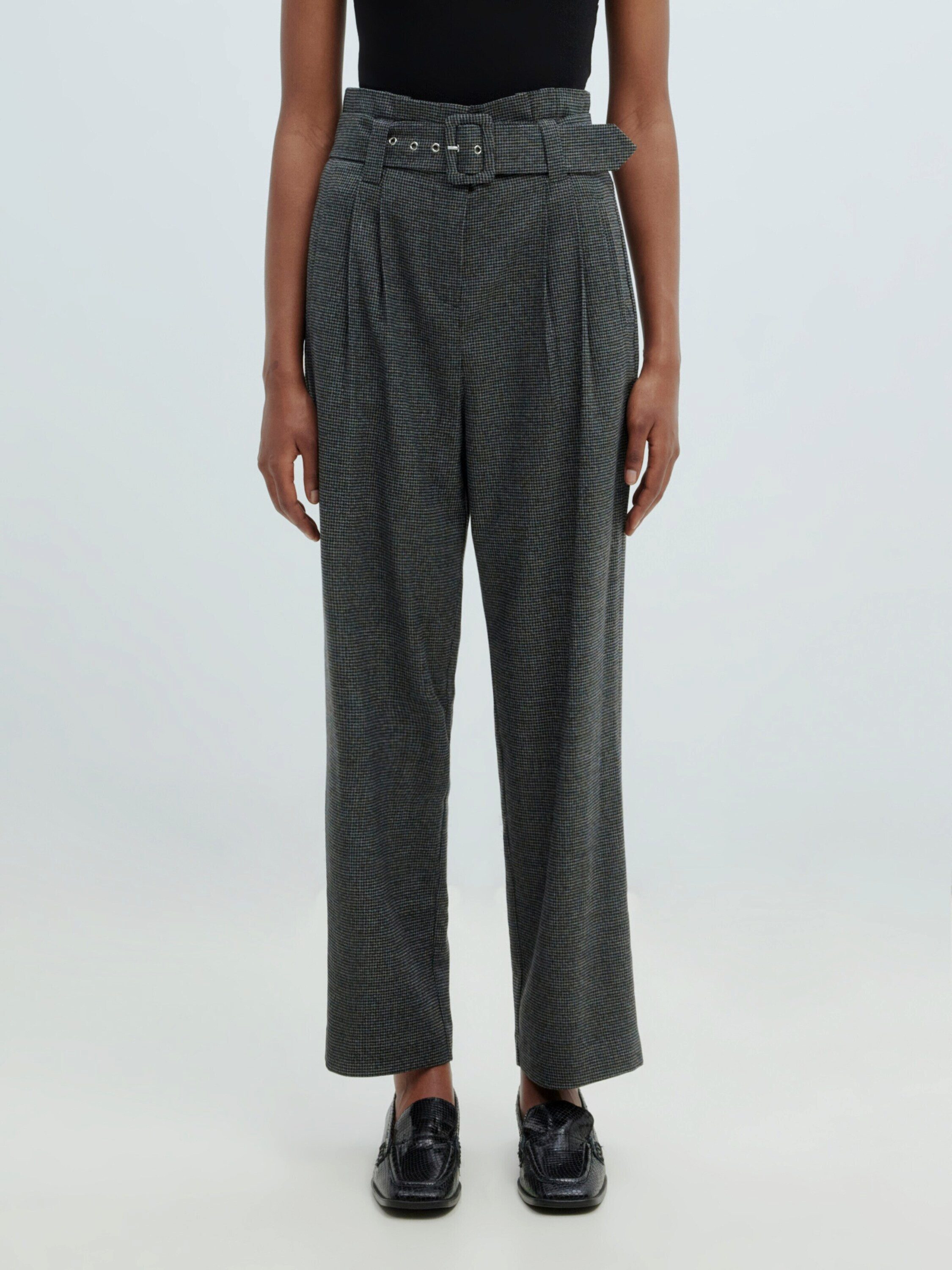 EDITED Bundfaltenhose Mya (1-tlg) Rüschen