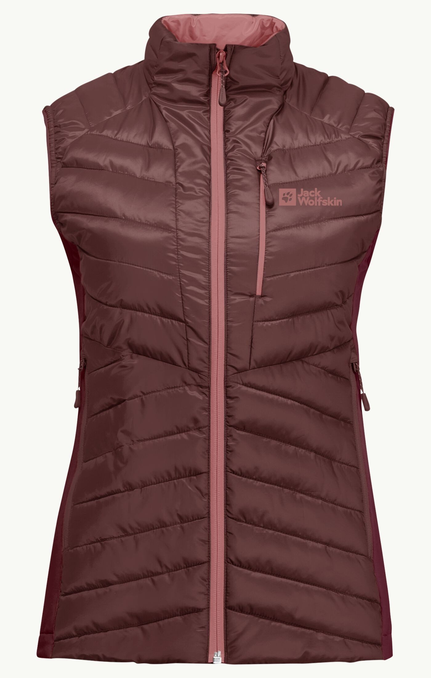 Jack Wolfskin Funktionsweste ROUTEBURN PRO INS VEST W DARK MAROON