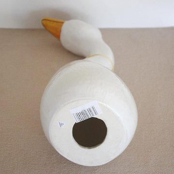 Tangoo-Deko Gartenfigur Tangoo Keramik-Vogel Gans mit Schild GANS KLASSE, (Stück)