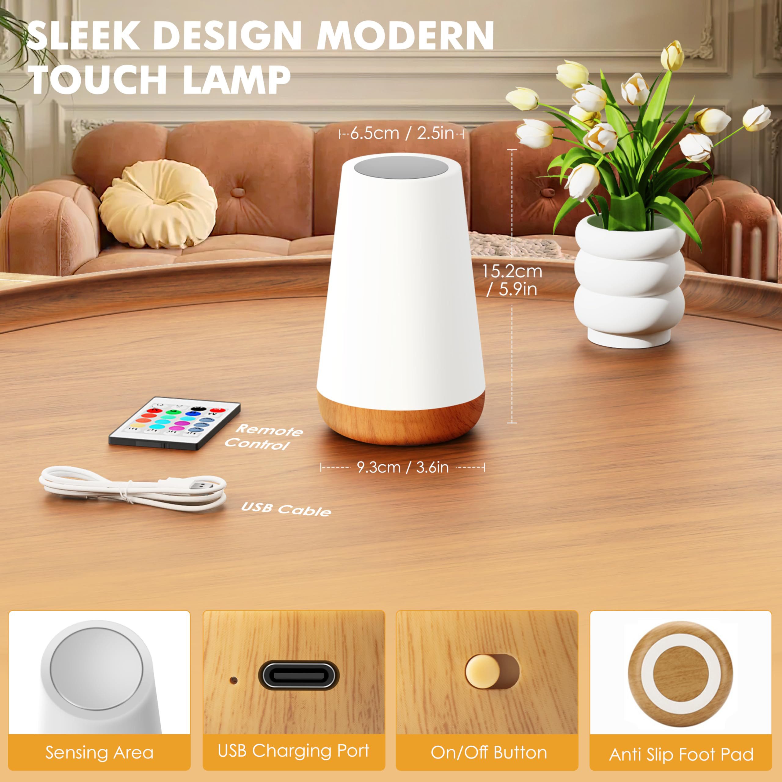 ZEUOPQ Schreibtischlampe Nachtlicht, dimmbare Touch-Lampe für günstig online kaufen