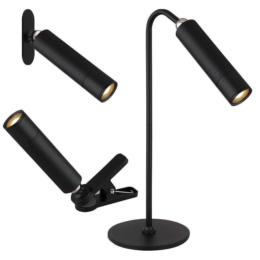 GLOBO LIGHTING Klemmleuchte, LED-Leuchtmittel fest verbaut, Warmweiß, Tisch günstig online kaufen