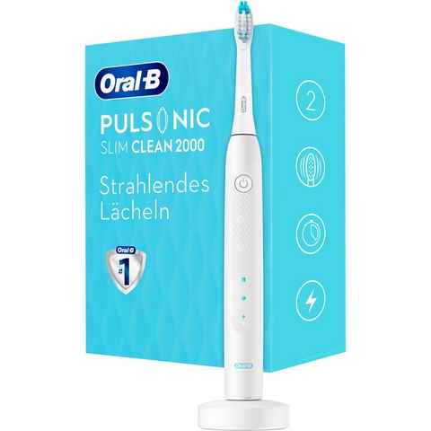 Oral-B Schallzahnbürste Pulsonic Slim Clean 2000, Aufsteckbürsten: 1 St.