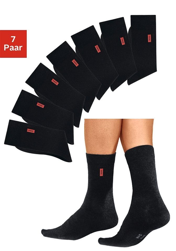 H.I.S Basicsocken (7-Paar) in angenehmer Baumwollqualität