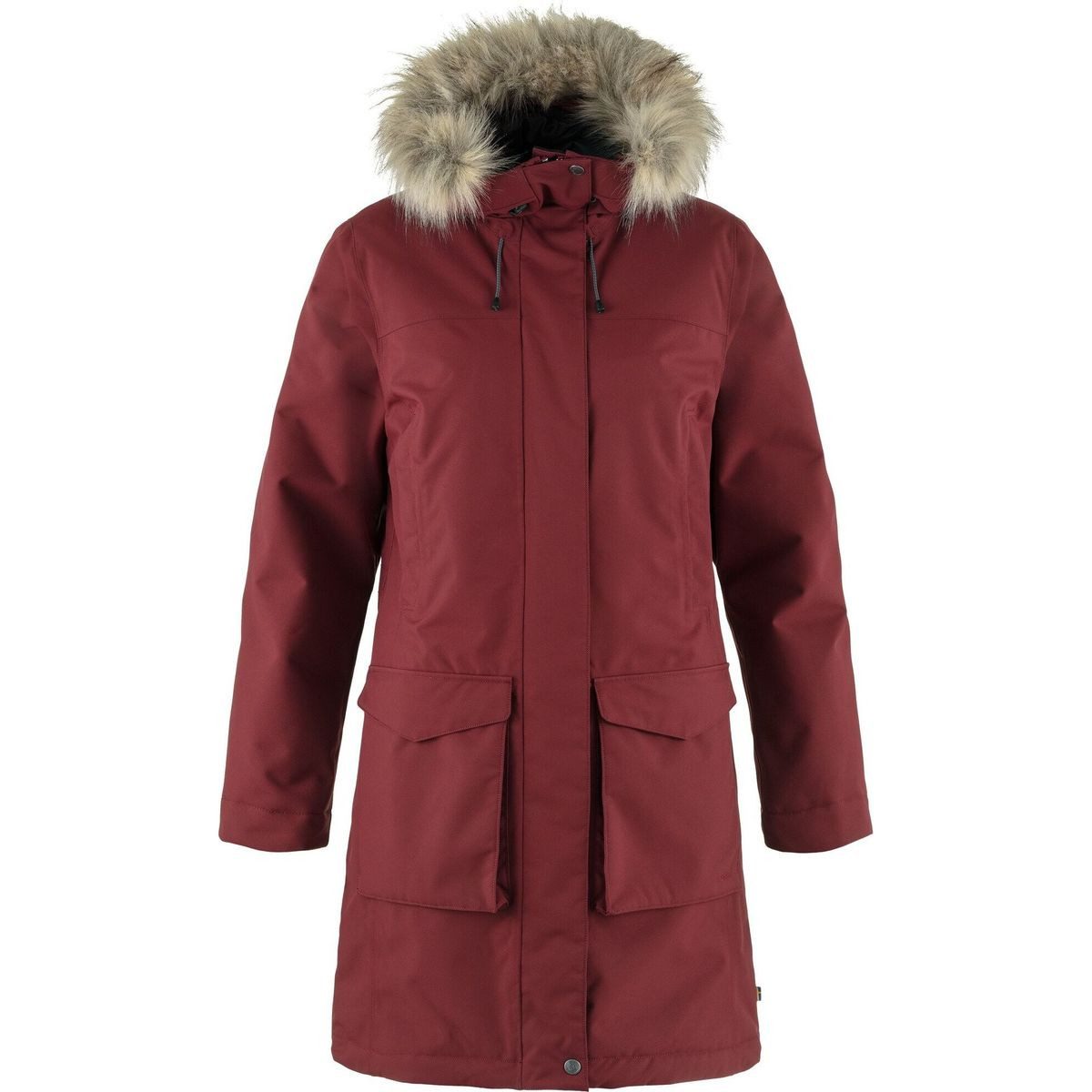 Fjällräven Outdoorjacke Nuuk Lite Parka W Leichter Damenparka für Wandertouren, wind- und wasserdicht, mit