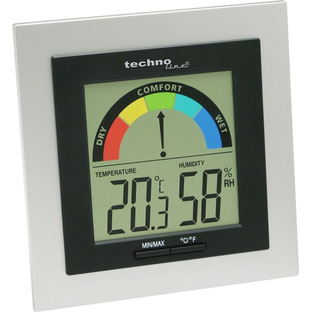 Wetterstation Technoline WS 9430 Wetterstation Silber-Schwarz
