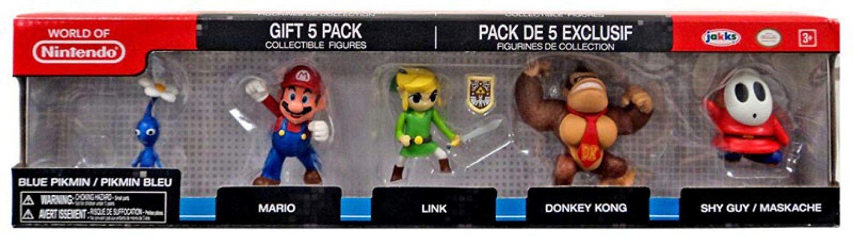 Jakks Pacific Spielfigur Nintendo World of Nintendo - 5er Figuren Gift Pack