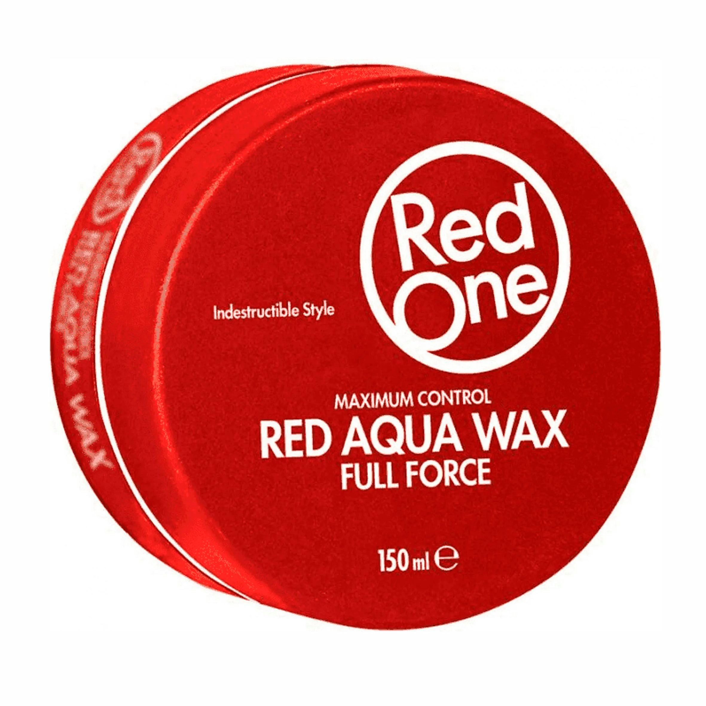 RedOne Haarwachs 1x RedOne Red Aqua Hair Wax - Full Force - Haarwachs - 150 ml, 1-tlg., Haarwachs