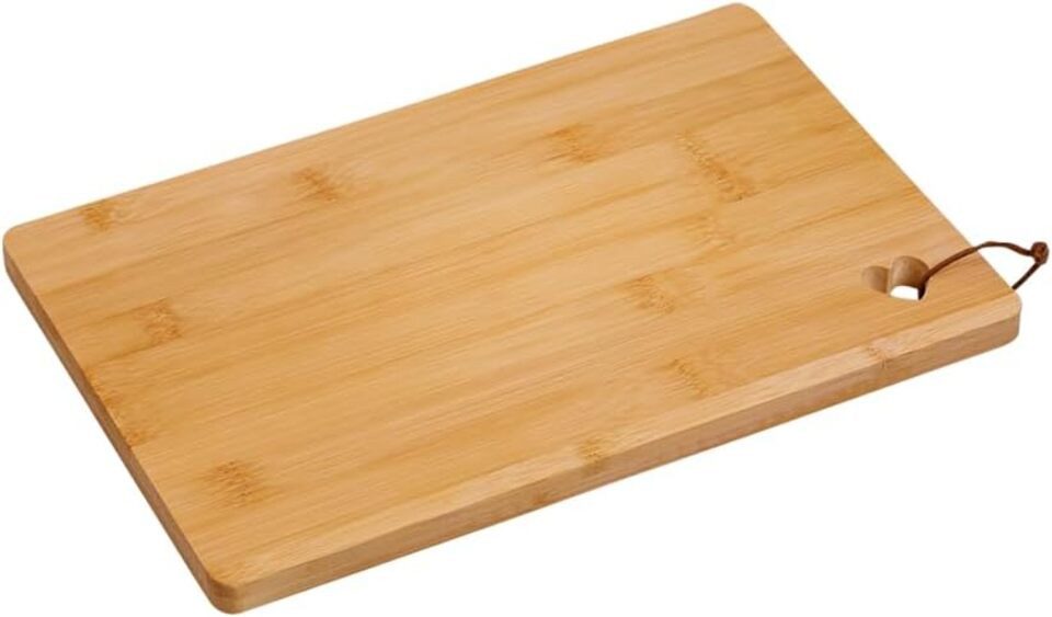 KESPER® Servierbrett Servierbrett mit Herz, mit BIOFA-Öl veredelt, 31,5 x 20,5 x 1,5 cm, (1-St)