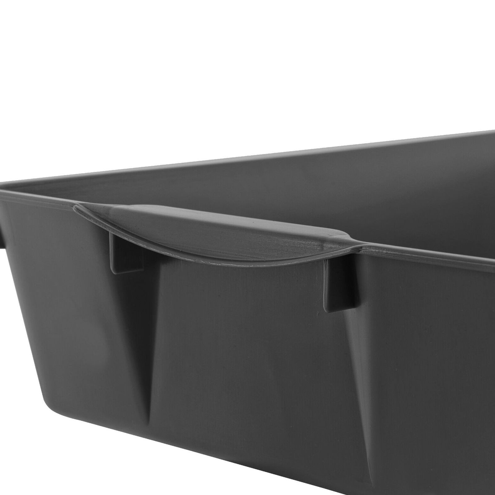 BURI Pflanzschale Wanne Kunststoff grau Pflanzwanne Kotwanne Kunststoffwanne 58x32 cm – Bild 3 von 5
