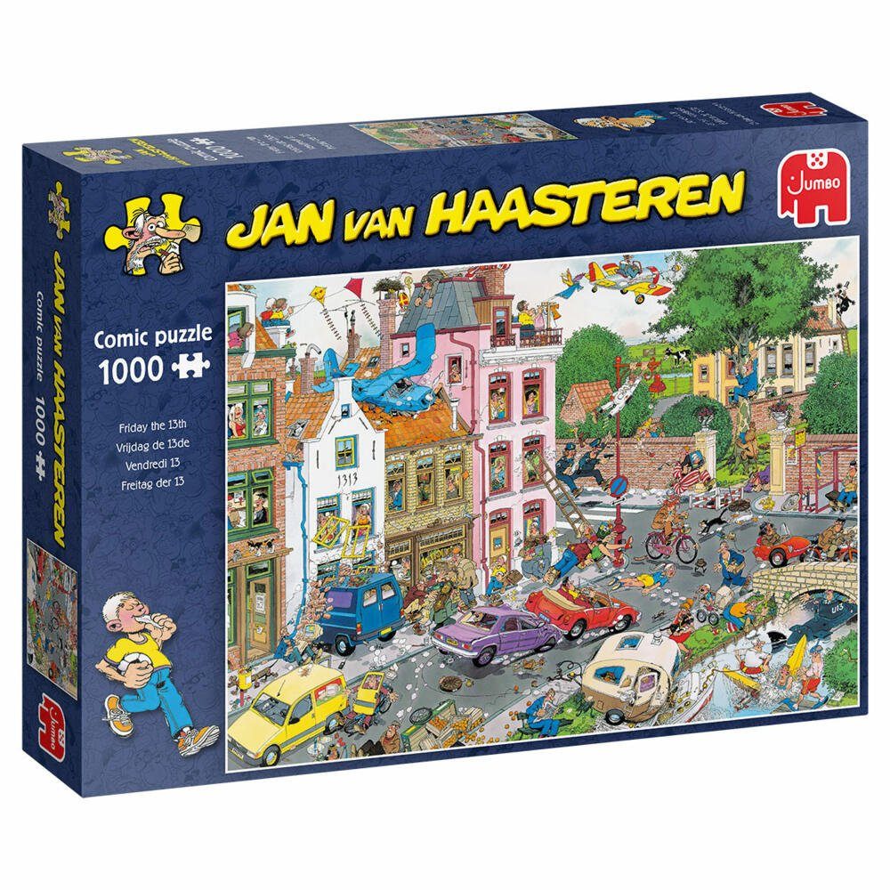 Jan - Puzzleteile van Spiele Jumbo Puzzle 1000 Freitag, Haasteren