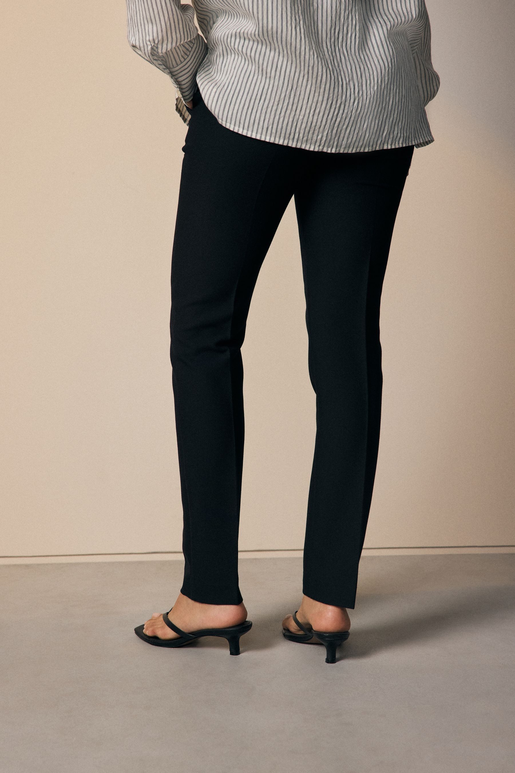 Next Skihose Skinny Fit Hose mit Knopfdetail (1-tlg)
