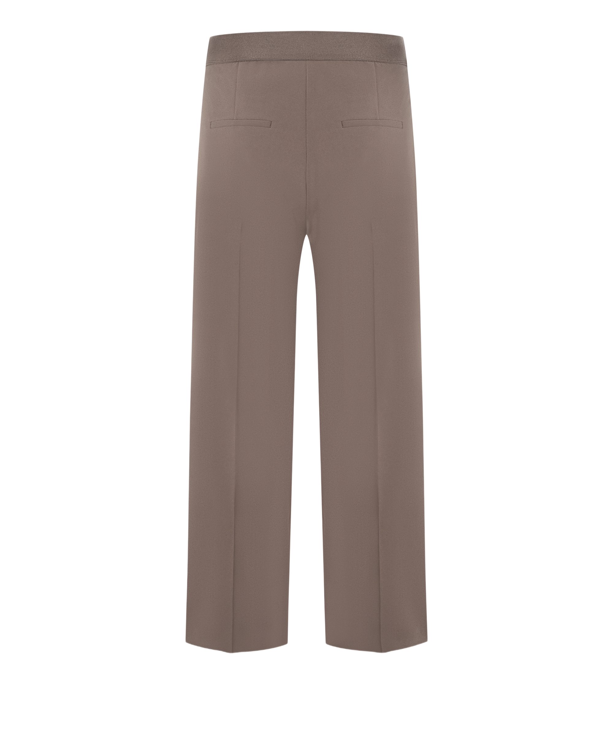 Cambio Stoffhose braun,Casual,Polyester,Unifarben,Wide Leg,Mittel