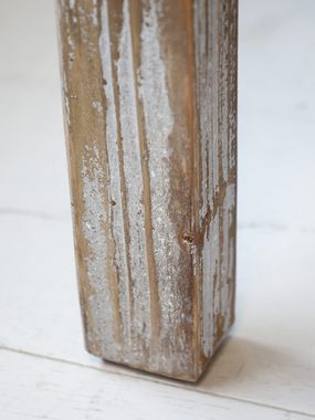Chic Antique Beistelltisch Konsolentisch H75/L90/B45 cm franz. grau (1-St)