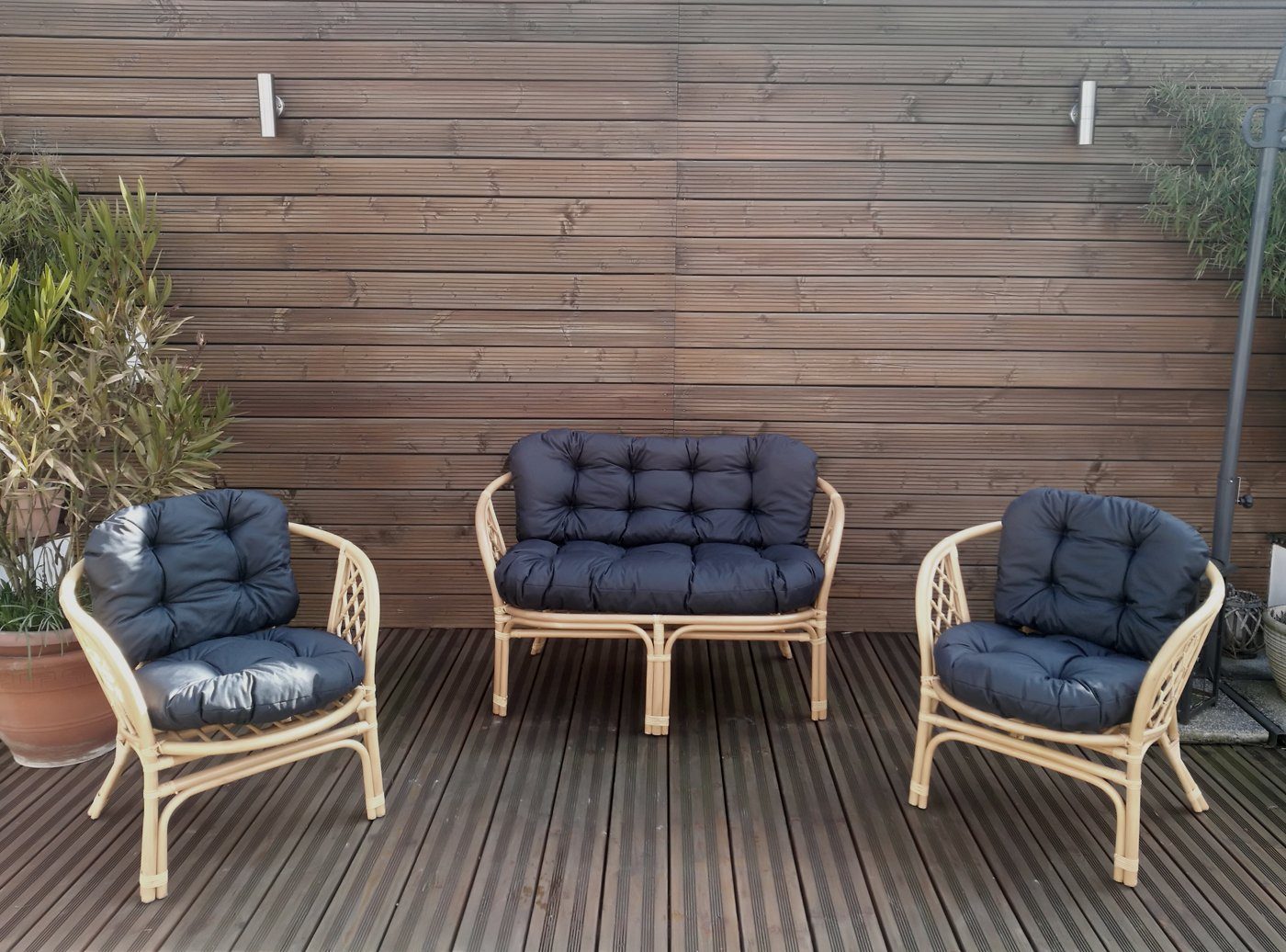 Mayaadi Home Auflagekissen Gartenbankauflage Kissen für Rattangarnitur 6 tl günstig online kaufen