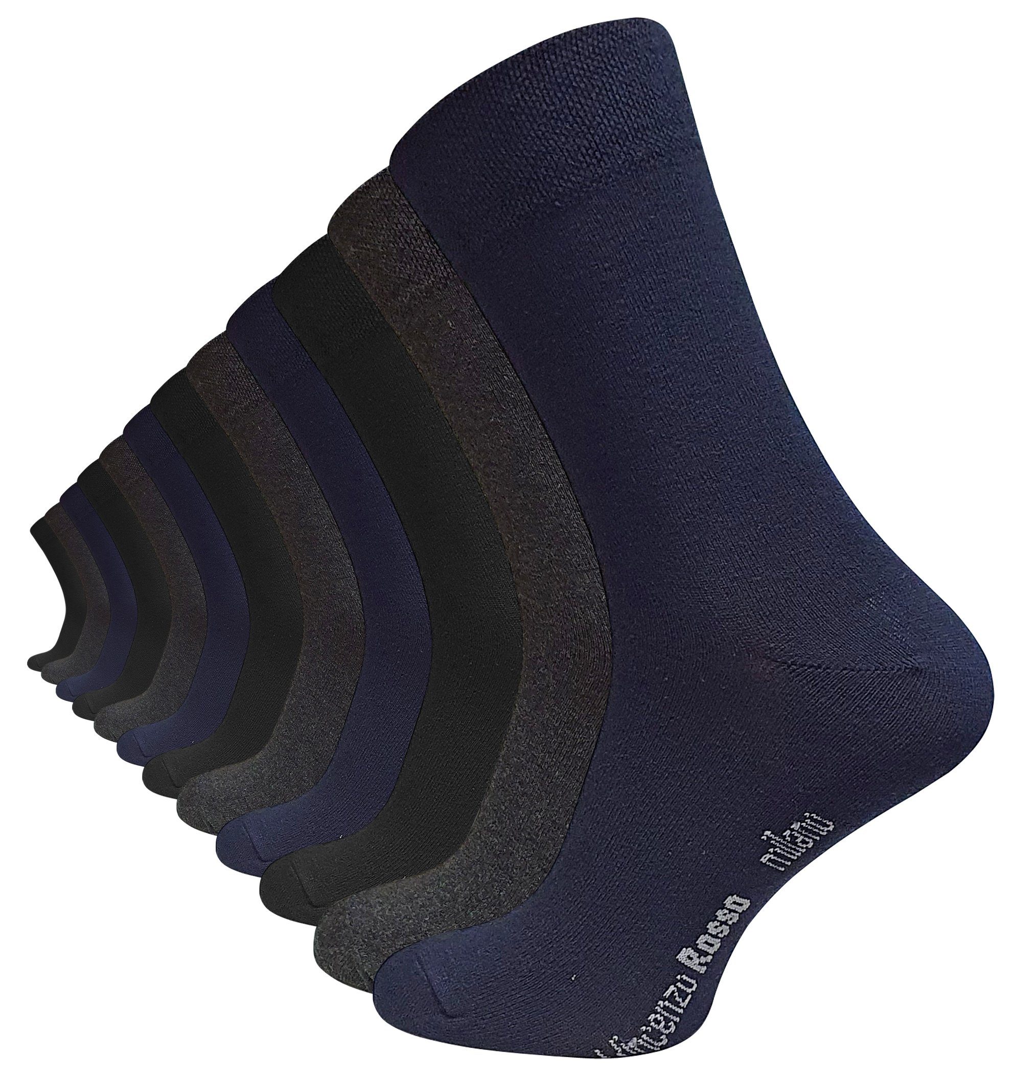 Vincenzo Rosso Socken (12-Paar) mit Softbund