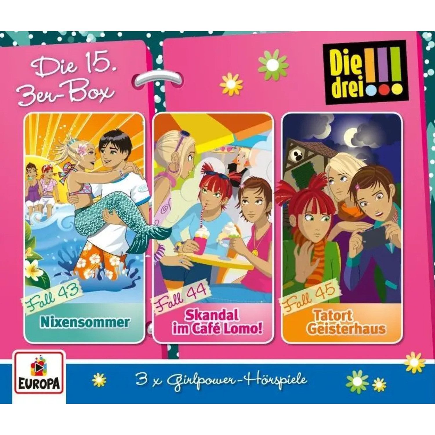 United Soft Media Hörspiel Die drei !!! 3er Box 15 - Folgen 43-45