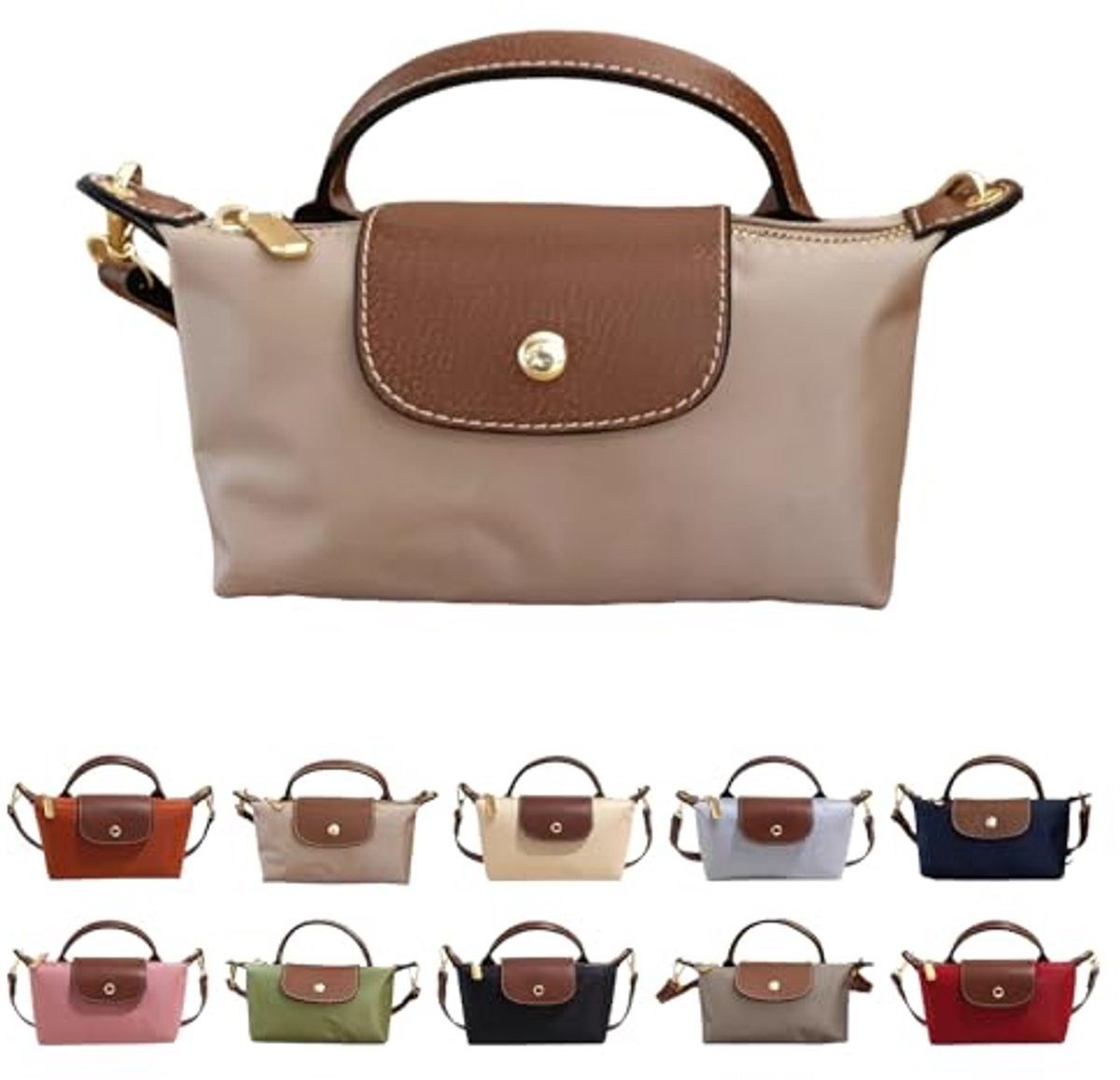 Kraftverdia Handtasche Damen Crossbody Tasche – Leicht, verstellbar, PU-Leder, 5 Farben