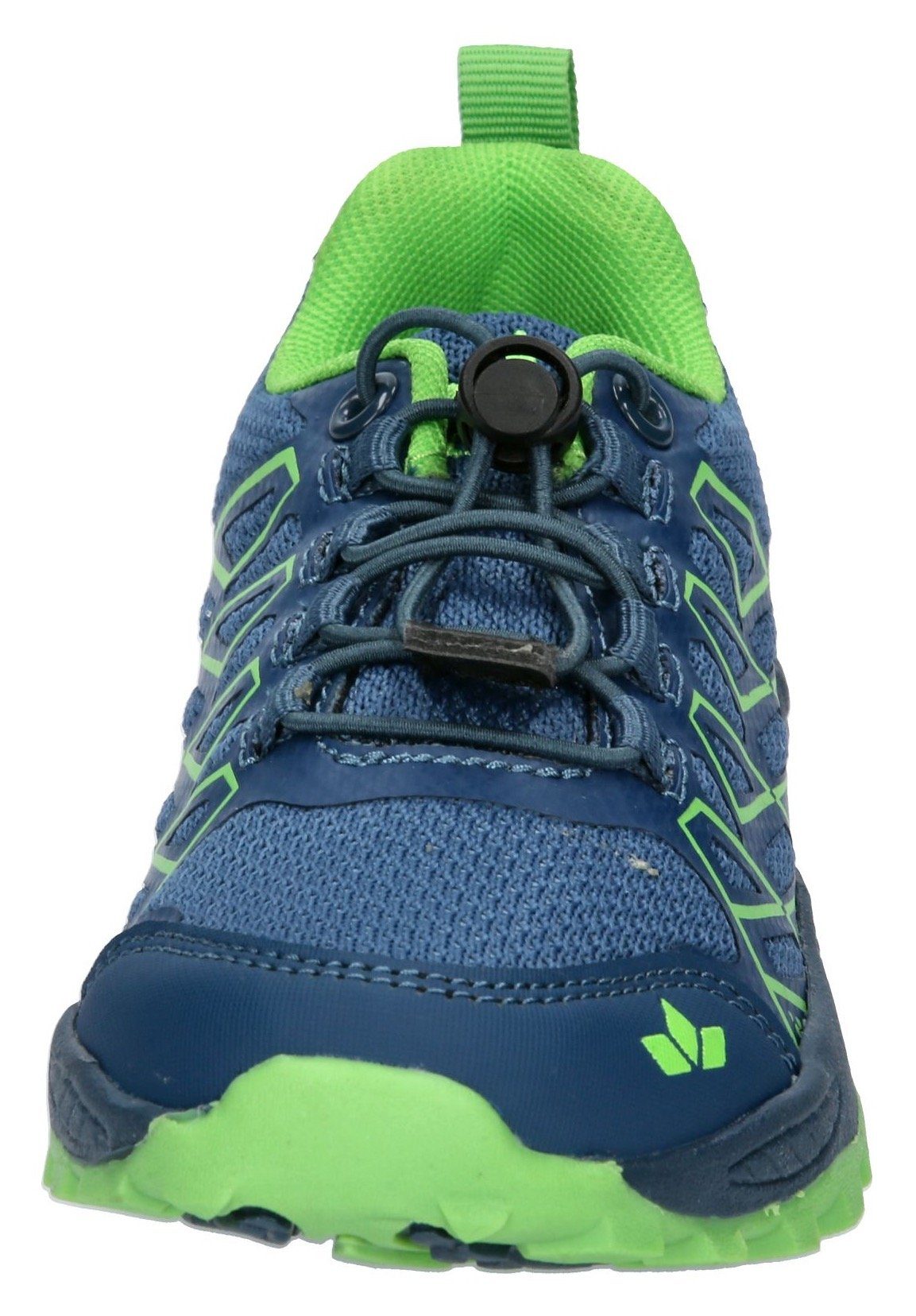 Sneaker Schnellverschluss blau-lemon Lico mit WMS praktischem Ridge