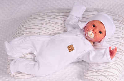 La Bortini Strampler Baby Set 2Tlg Schlafoverall und Mütze 44 50 56 62 68 74 80