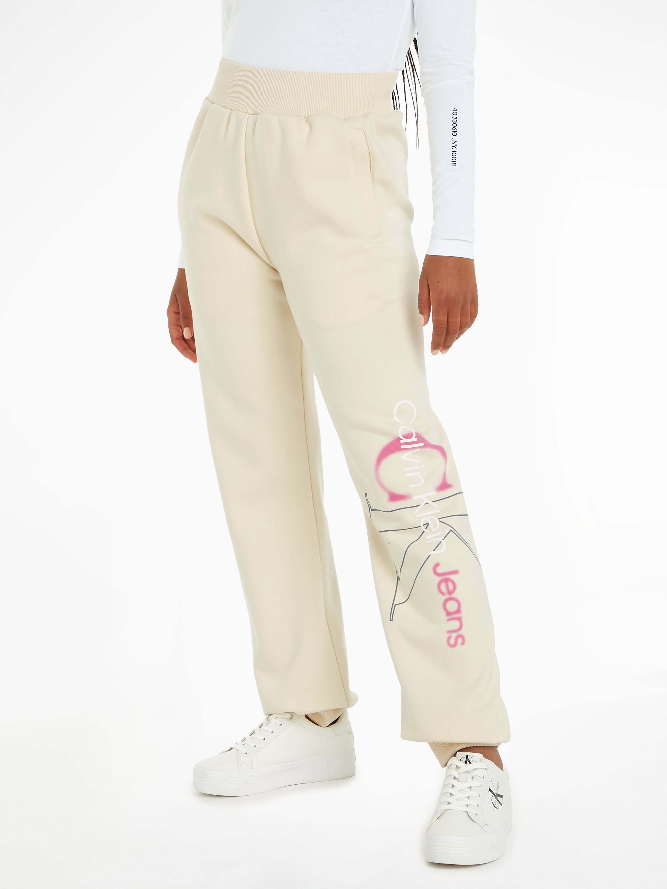 Klein Jeans Sweatpants BOLD MONOLOGO PANT Calvin CUFFED