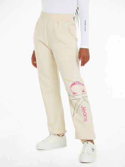 Calvin Klein Jeans Sweatpants BOLD MONOLOGO CUFFED PANT