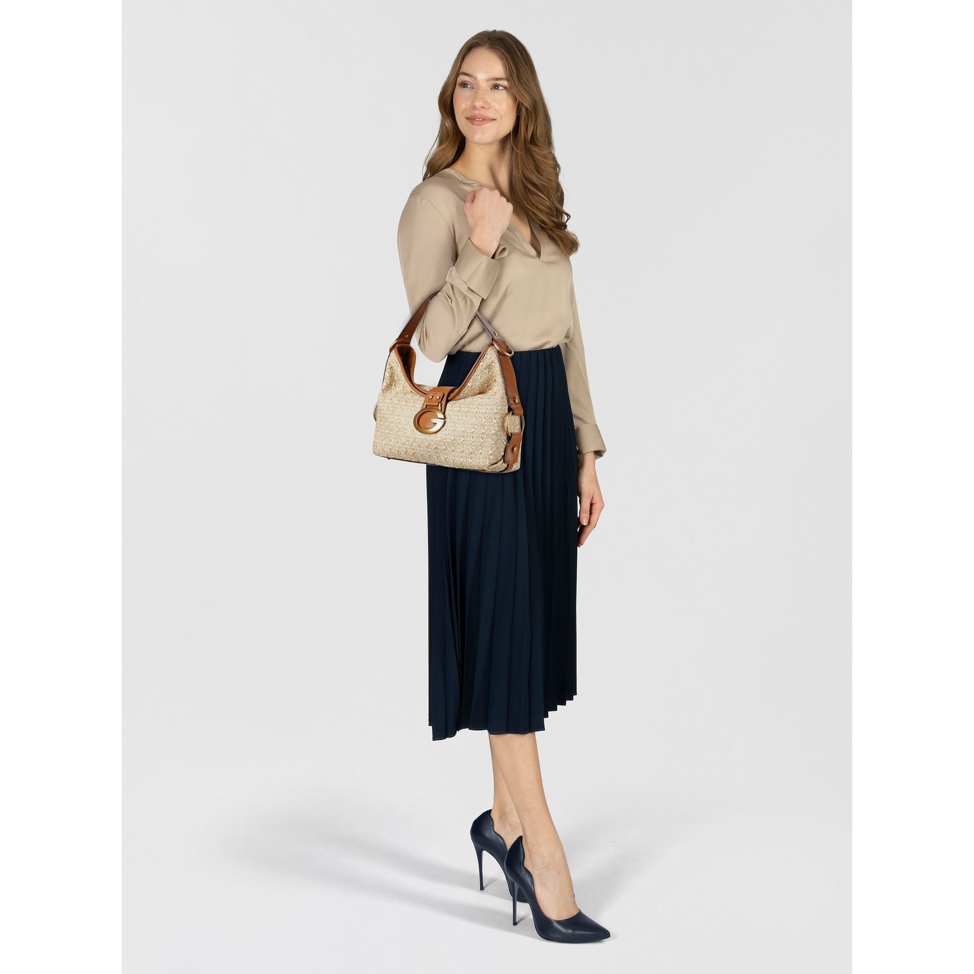 Guess Schultertasche Camden, Polypropylen günstig online kaufen