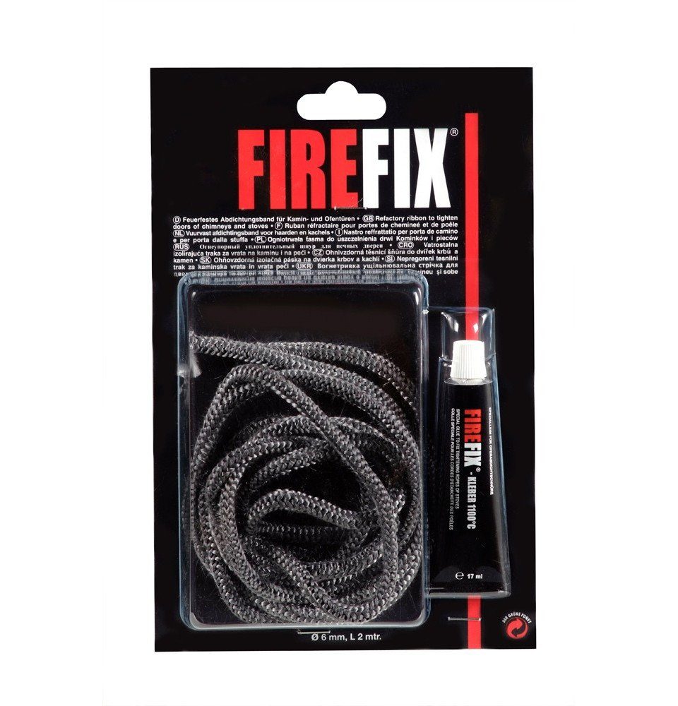 Firefix Dichtungsband FireFix Keramikkordel Ø 6 mm, 200 cm