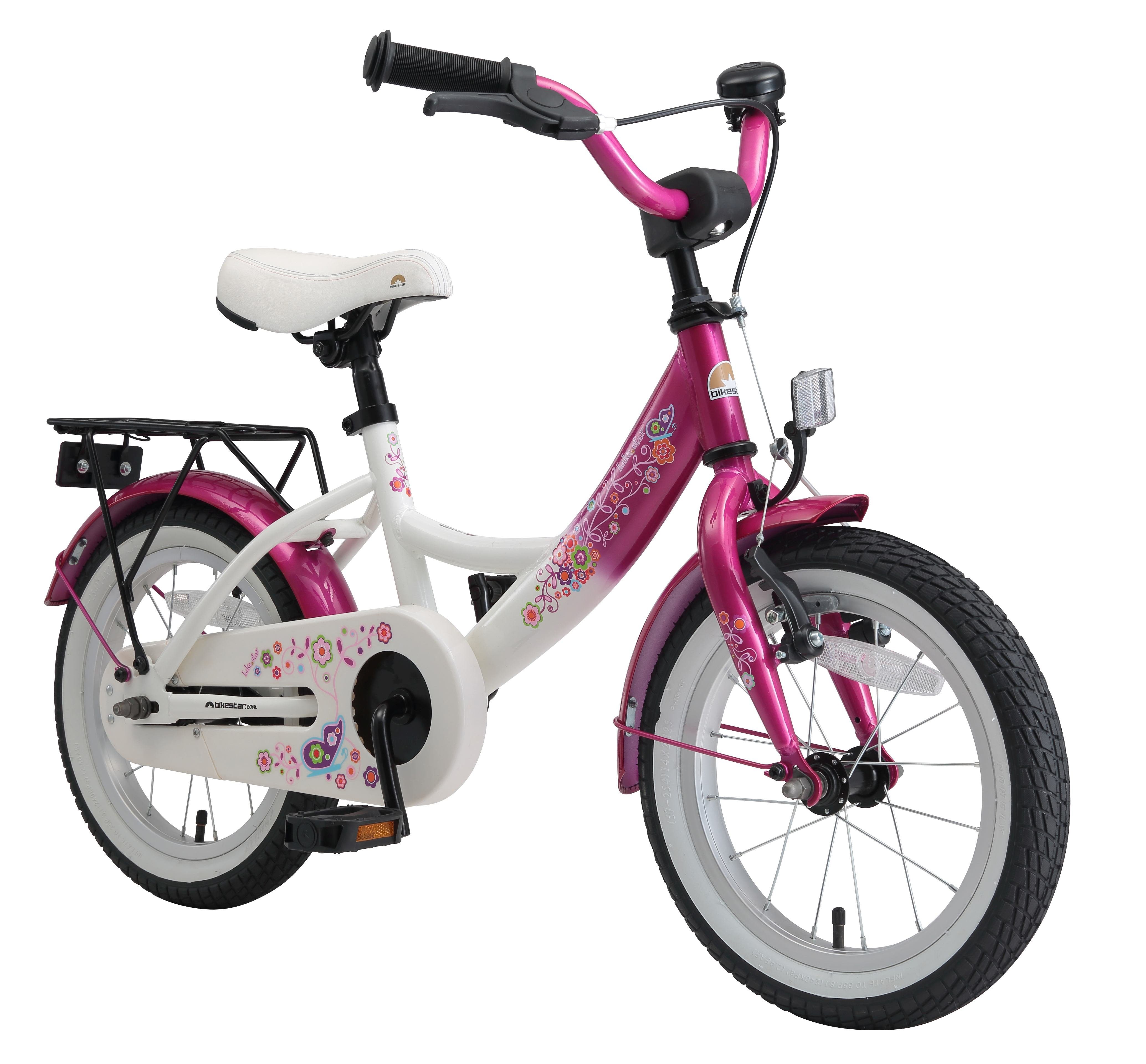 Bikestar Kinderfahrrad 14 Zoll, 1 Gang, mit Rücktritt