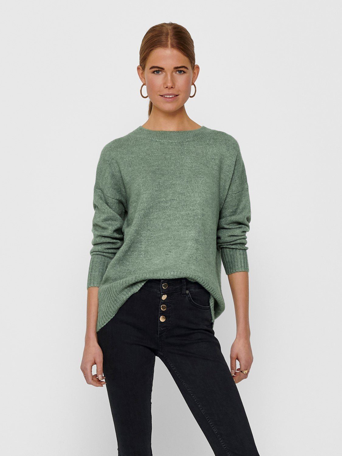 ONLY Strickpullover Only Damen Rundhals Strick-Pullover OnlNanjing Sweater Pulli