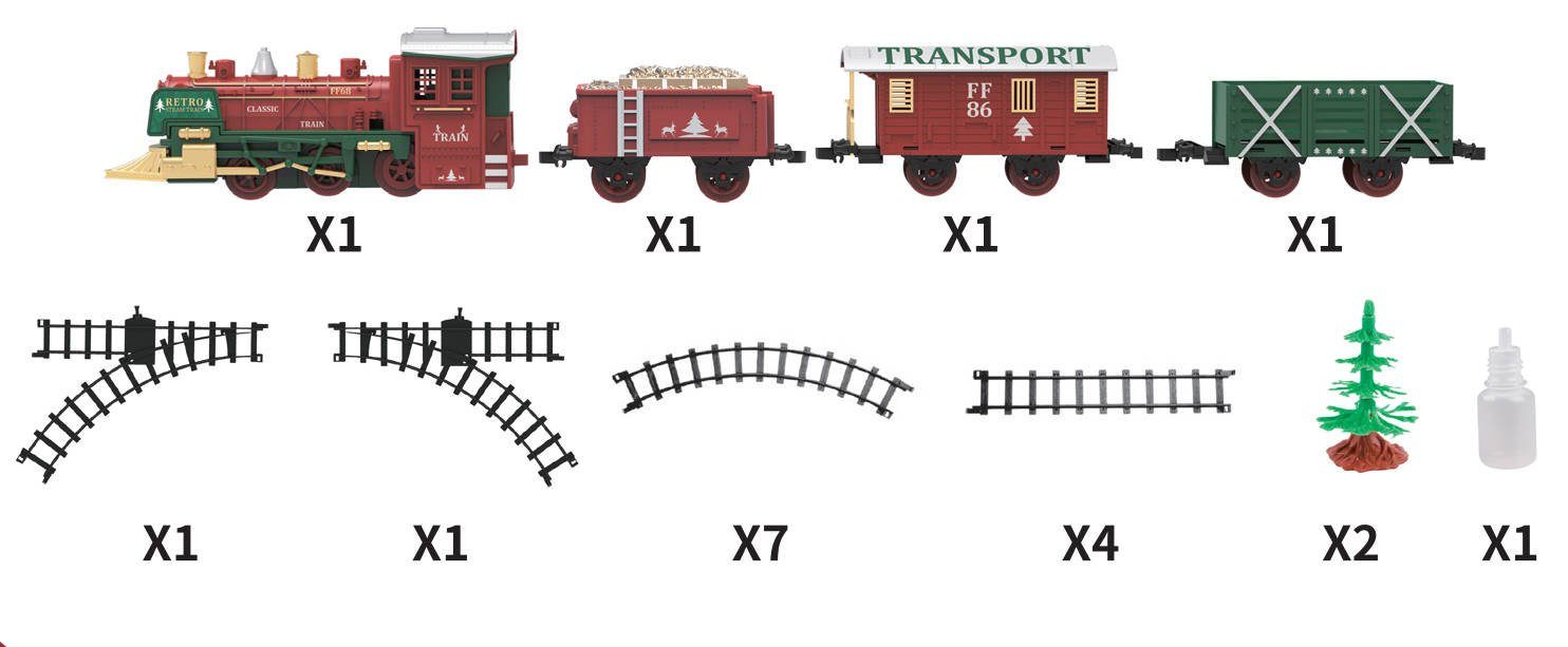 Fééric Lights & Christmas Weihnachtsfigur Weihnachtsbahn günstig online kaufen