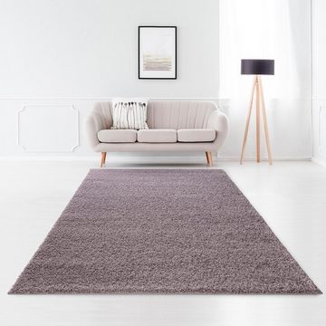 Hochflor-Teppich Shaggy Soft, Bruno Banani, rechteckig, Höhe: 30 mm, gewebt, Uni Farben, besonders weich und kuschelig