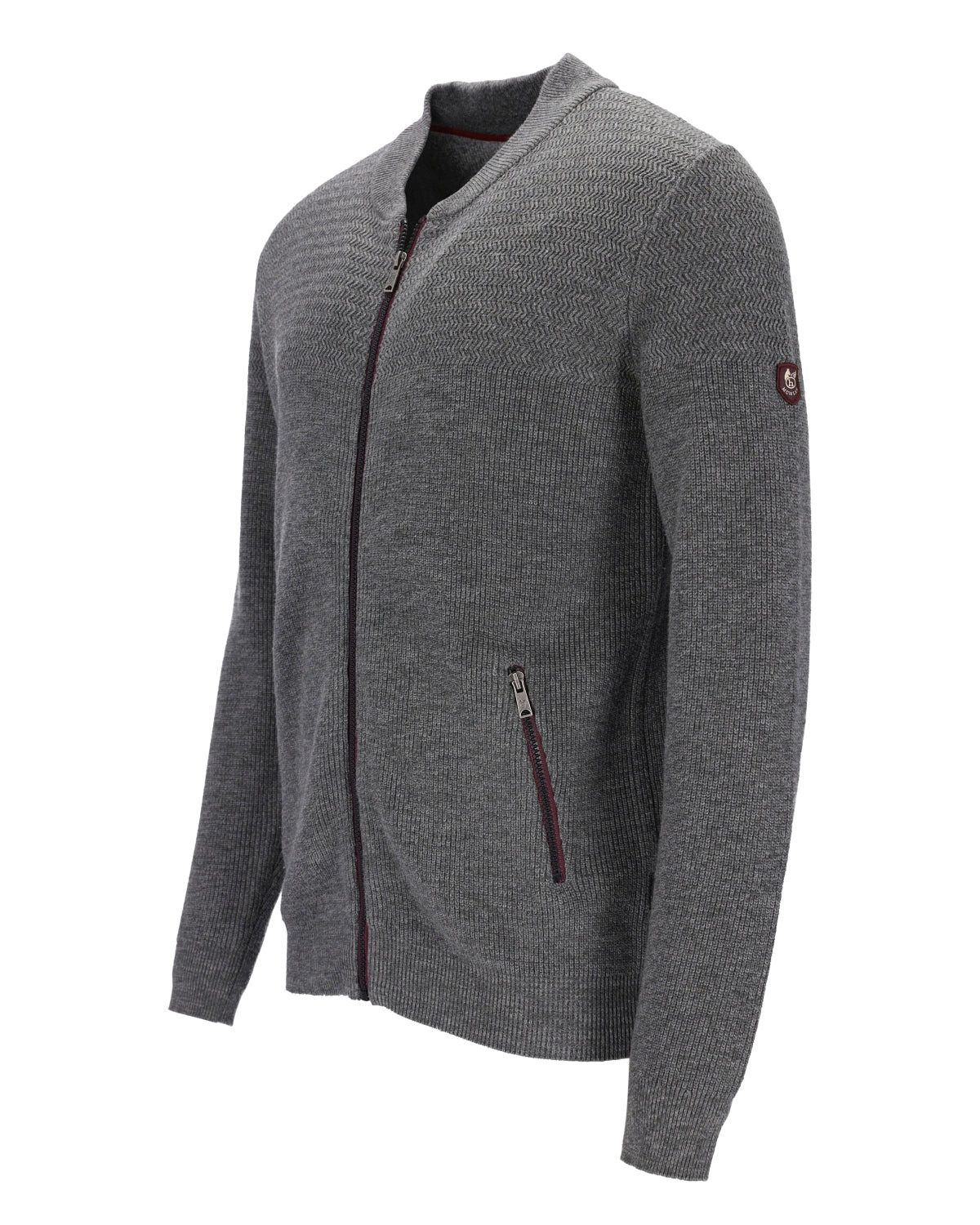 Hajo Strickjacke Strickjacke in Strukturmix allover