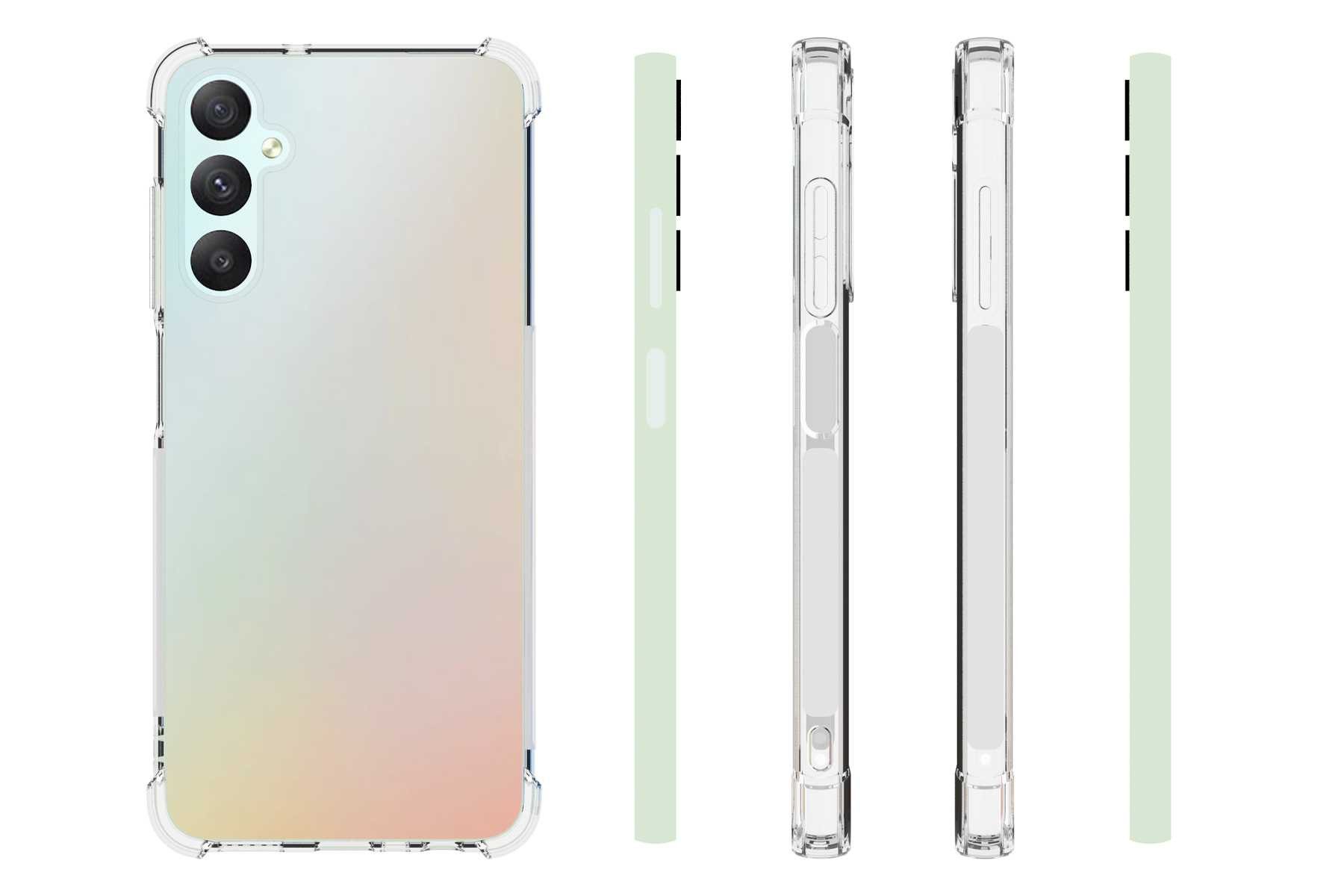 mtb more energy Smartphone-Hülle Clear Armor Case für Samsung Galaxy A05s (SM-A057), Transparente TPU Schutzhülle Case Backcover mit Anti-Shock Verstärkung – Bild 3 von 5