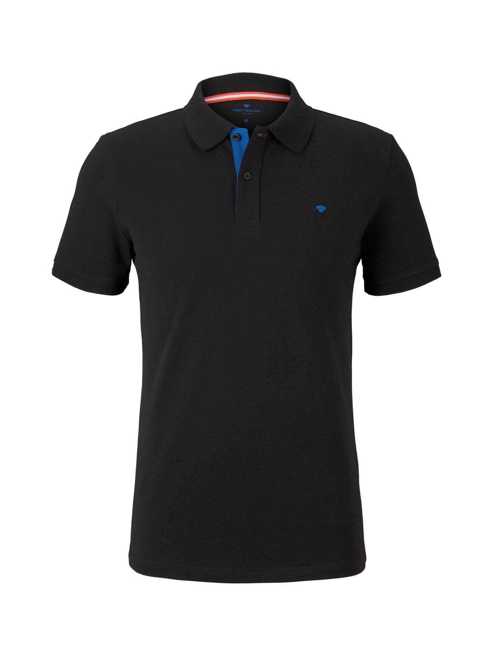 TOM TAILOR Poloshirt Poloshirts Piqué Poloshirt aus Baumwolle
