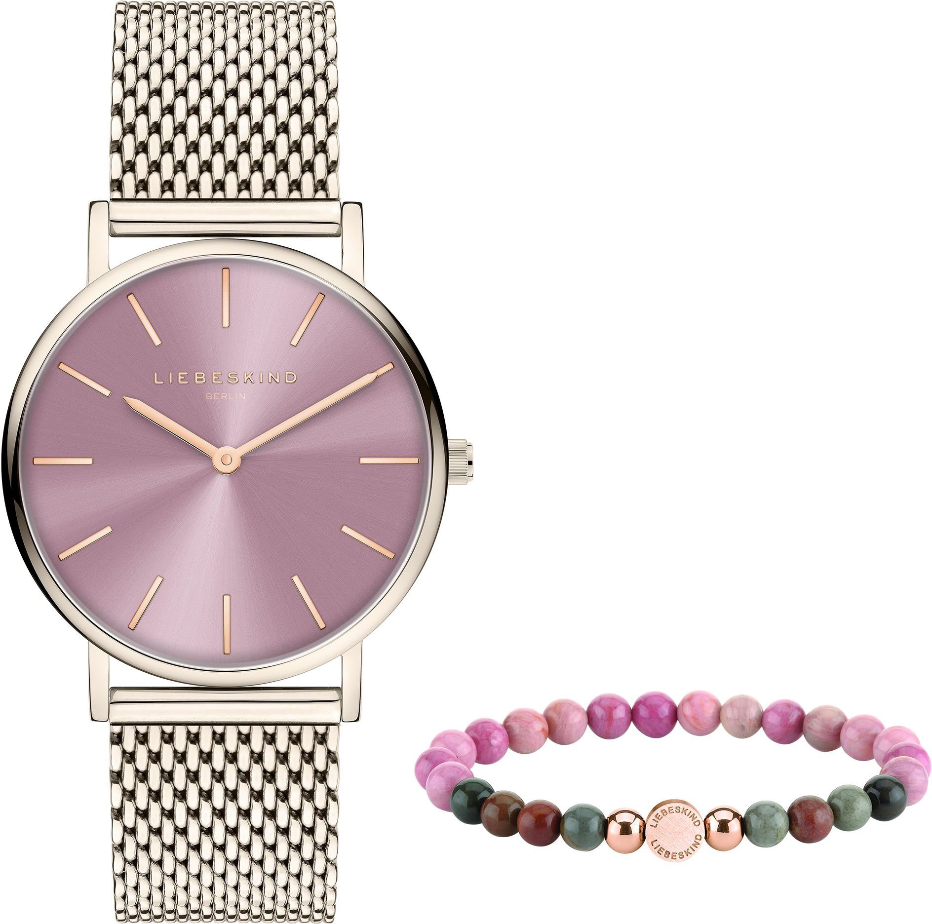 Liebeskind Berlin Quarzuhr LS-0105-MQB, (Set, 2-tlg., Uhr mit Armband)
