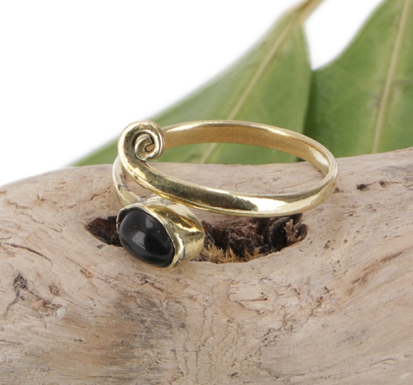 Guru-Shop Zehenring Zehenring aus Messing, Goa Fußschmuck,..