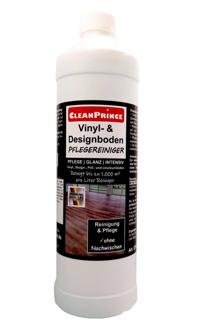 Pflegereiniger CleanPrince Reiniger Vinylboden Designbodenreiniger (Konzentrat) & Designboden und Vinyl-