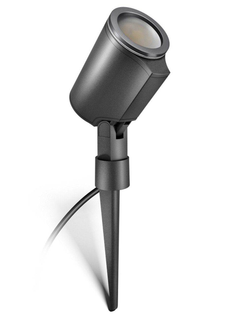 steinel Gartenstrahler Steinel Strahler Spot Garden Anthrazit mit, Inkl. Leuchtmittel, Dimmbar nicht Smart Home-fähig ohne Bewegungsmelder