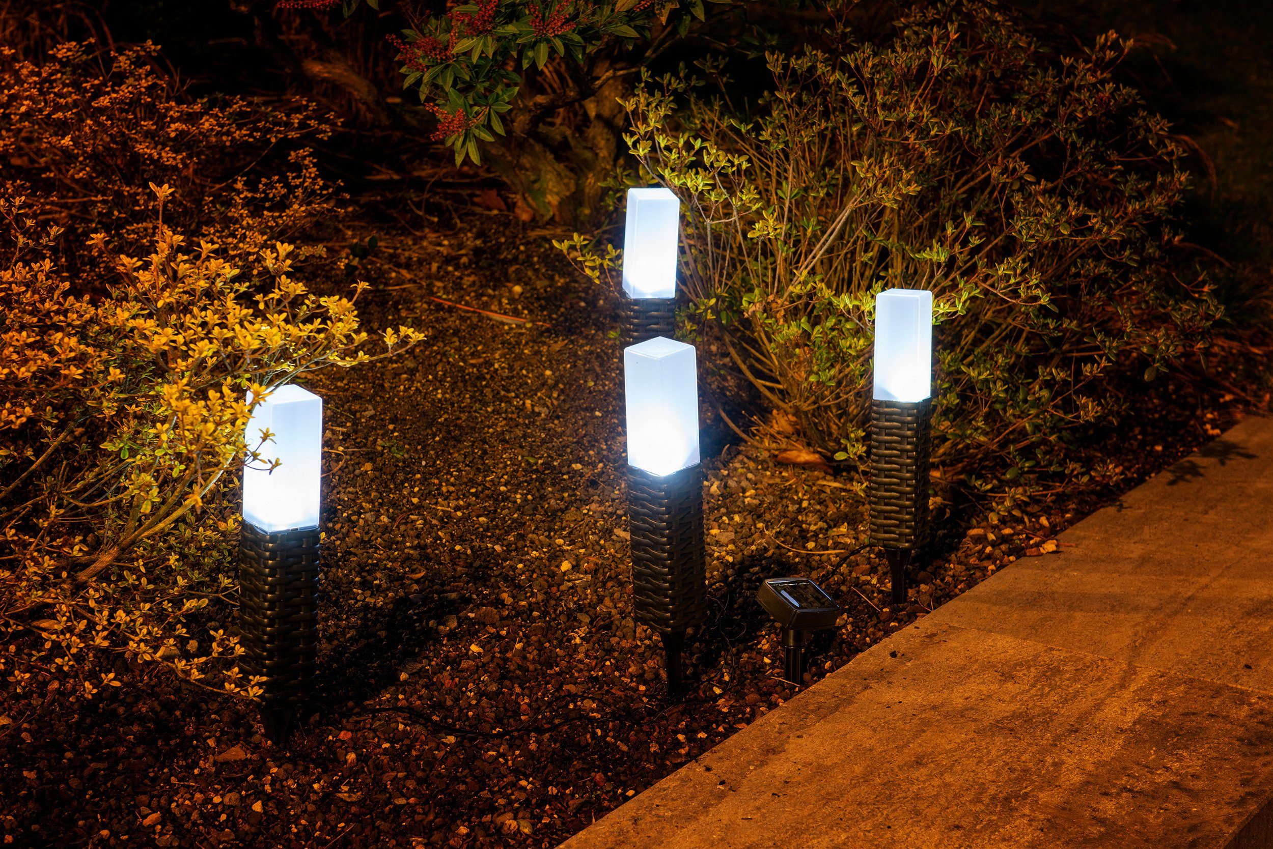 näve LED Solarleuchte "Merle" 4 tlg. Solar günstig online kaufen