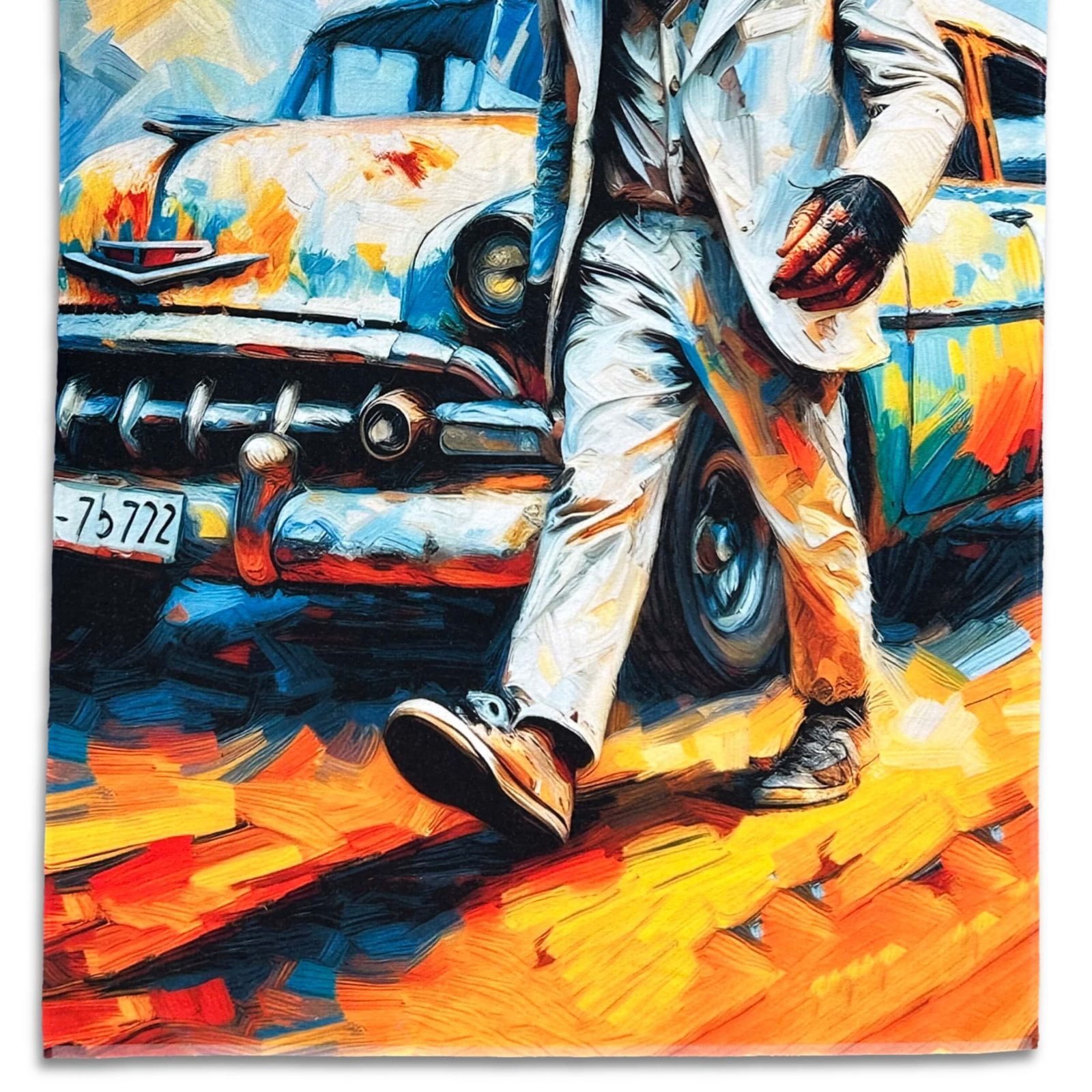 ESPiCO Strandtuch Monkey Oldtimer, Frottee-Velour (1-St), Schimpanse, Affe, Cuba